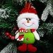 RLucky | Christmas Plush Dolls | Home Ornament Decoration Toys | Santa Clause Snowman Reindeer Doll | Hanging Dolls | Set of 4 Soft Plush Stuffed Toy