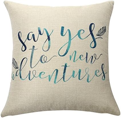 Ueerdand Set Of 4 Adventure Arrows Throw Pillow Covers Cushion Case Outdoor Pillow Case Decor For Car Sofa Bed Couch 18 X 18 Inch Talkingbread Co Il