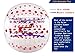 Garybank Bubble Soccer Balls Dia 5' (1.5m) Human Hamster Ball, Bubble Football,Bumper Ball, Zorbing Ball, Knocker Ball, Smash Ball Stress Ball Loopy Ball (Red Dot)