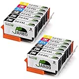 JARBO 5 Color Compatible Replacement for HP 564XL Ink Cartridge 2 Sets+2 Black for HP Photosmart 5520 6520 7520 5510 6510 7510 7525 B8550 C6380 HP Premium C309A C410A HP Officejet 4620 HP Deskjet 3520