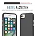For iPhone 8 Case / iPhone 7 Case, MoKo Shockproof, Ultra Slim Protective Case Dual Layer Non-slip Grip Protection Cover for Apple iPhone 8 / 7 - Black