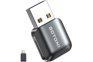 GOTOMI Wireless CarPlay Adapter, Android Auto Wireless Adapter, 2-in-1 Mini Bluetooth Android Auto Car Play Dongle, Convert W