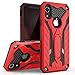 Zizo Static Series for iPhone XR Case Military Grade Drop Tested with Built in Kickstand (Red/Black)