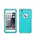 Zimu Joy iPhone 5 5S SE【2016 Edition】 Waterproof Case, IP68 Certified Waterproof Shockproof Dirtproof Protective Cover, Full Sealed Case with Built-in Screen Protector for iPhone 5 5S (SE2016) (Blue)