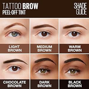 Maybelline New York Brow Tattoo Peel Off Tint Dark Brown Mak Services