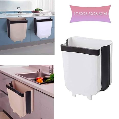 Yeldou Hanging Trash Can For Kitchen Cabinet Door Small Garbage