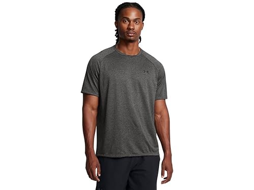 Under Armour UA Tech Short Sleeve Tee Carbon Heather/Black 4XL