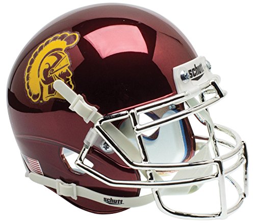 USC Trojans Collectible Alternate Chrome Mini Helmet USC Trojans Collectible Alternate Chrome Mini Helmet