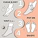 Foot Peel Exfoliating Mask (2 Pairs) for Soft Feet and Exfoliant Gel Peels Away Rough Dry Skin and Callusthumb 1