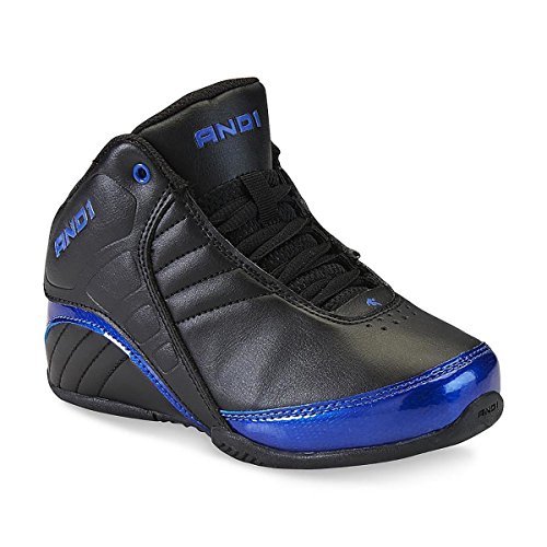US AND1 Mens Rocket Mid 3.0 Basketball Shoes,8 D M US,Black/Blue/Black 11street Malaysia Men