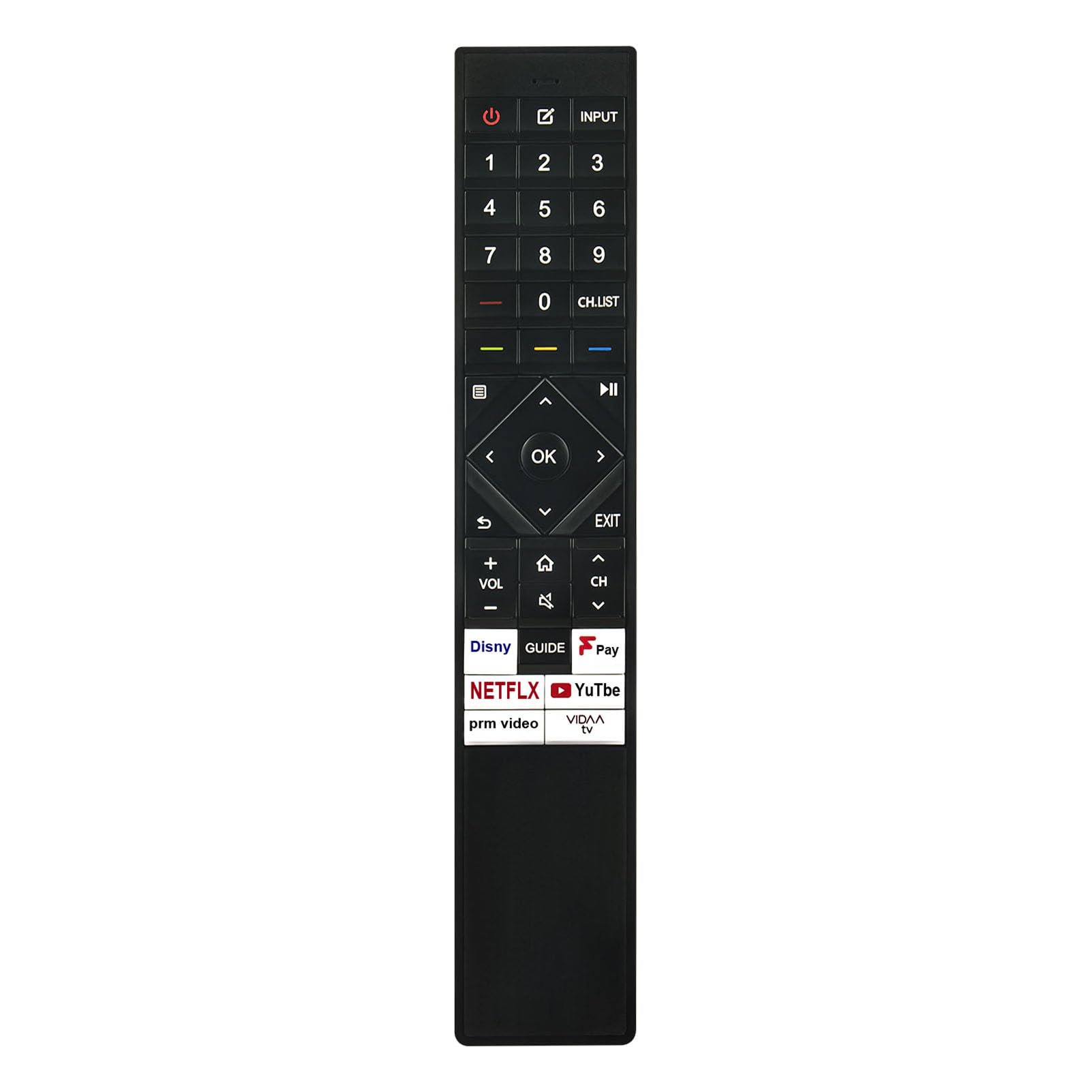VINABTY ERF6P64H Replacement Remote Control Compatible with Hisense TV 85U7KQTUK 100U7KQTUK 65UXKQTUK 75U7KQTUK 75U8KQTUK 65A85KTUK 65U7KQTUK 65U8KQTUK 55A85KTUK 55U7KQTUK 55U8KQTUK