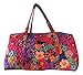 Vera Bradley Large Duffel (Floral Fiesta with Black Interior)