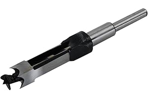 SaferCCTV Woodworker 3/4 Inch Square Hole Drill Bits Mortising Chisel Set, Mortise Chisel & Bit Set for Construction Installation Renovation Decoration Industry