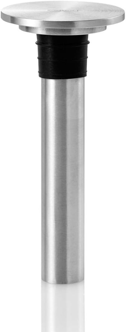 AdHoc Champ Wine Stopper Vacuum Pump, Wine Saver Oxidation Prevention, Wine Saver, Stainless Steel/Silicone - Image 3