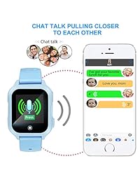 Reloj inteligente para niños con GPS resistente al agua y control remoto de aplicación, desbloqueado para niños, con pantalla táctil, compatible con Android e iOS