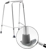 Lifeswonderful Zimmer Walker Glides Skis with Ferrules 25mm Pair view 2
