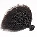BODHI TREE Afro Kinkys Curly Hair Bundles Unprocessed Virgin Hair Kinky Curly Human Hair Afro Kinkys Bulk Human Hair for Black Women Natural Color（10 12 14）
