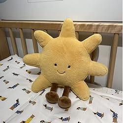JOSON Sun Shaped Plush Toys, Soft Bedside Sofa