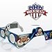 3D Christmas Glasses - 5 Pack - Turn Holiday Lights Into Magical Images. See SANTA For A Fun Christmas Experience. Our USA MADE Holiday Specs Are Perfect For Festivities!