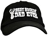Father's Day Gift Best Buckin' Dad Hat Deer Hunting Embroidered Cap Gift For Dad or Grandpa