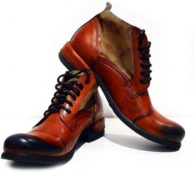 orange ankle boots uk