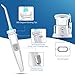 Homitt Water Flosser, FDA Approved Family Countertop Dental Oral Irrigator with 9 Multifunctional Tips, 10 Pressure Setting Professional Teeth Cleaner for Easy Dental Care