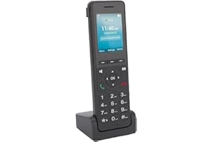Gorilley Networking Cordless Phone with 2.4 Color Screen, Dual SIM VoIP Desktop Phone with WiFi BT for Home Communication