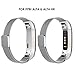 Fitbit Alta HR and Alta Bands, Glink Stainless Steel Milanese Metal Replacement Wristband (5.5