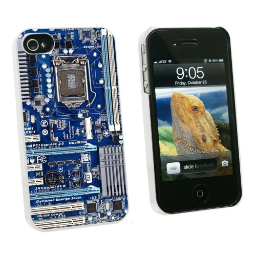 Graphics And More Blue Computer Motherboard Processor Cpu Memory