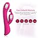 Utimi Rabbit Vibrator 9-frequency Silicone Rechargeable G-spot and Clitoral Stimulator with Double Motors