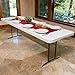 Lifetime 80733 Fold in Half Banquet Table, 8-Foot, White Granite