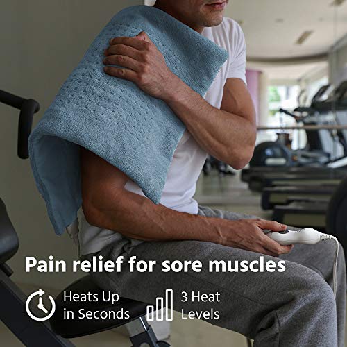 GENIANI Extra Large Electric Heating Pad for Back Pain and Cramps