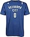 NBA Oklahoma City Thunder Bulls Men's #0 Russell Westbrook U Series Road N&N Tee, X-Large, Bright Royal