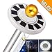 NAIYO New Generation 56LED.Solar Flag Pole Light, Flagpole Solar LightDownlight Lighting for 15 to 25 Ft Flag Pole Topper, 3 Modes,IP67 Waterproof Auto On/Off Night Light (56 LED)
