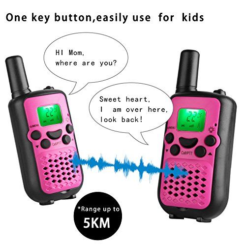 Durable-Kids-Walkie-Talkies-2-Way-Radio-for-Kids-Playing-Games-Outdoor-Activities-Flashlight-Back-lit-LCD-Screen-and-Strengthen-VOX-Free-Your-Hands