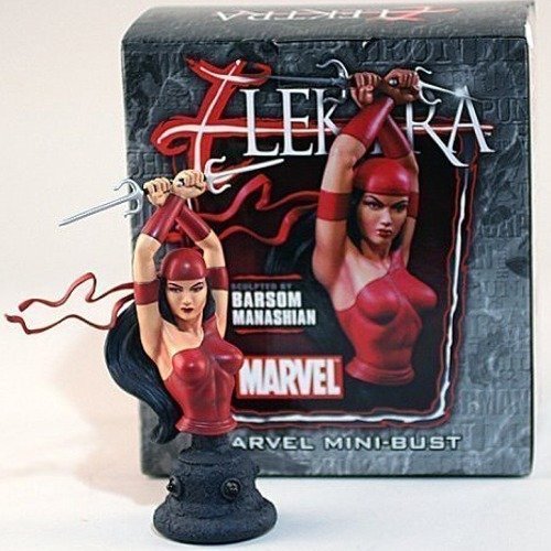 ✿ ELEKTRA MINI-BUST / MARVEL Diamond Select Marvel Icons Elektra Mini Bust 501/600