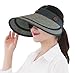 Jemis Women's X-Large Brim Sun Visor (Navy Blue)