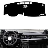 leather dash board cover mat Compatible with Audi