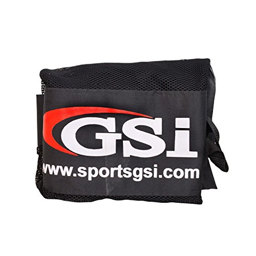 GSI Foldable Mesh Ball Storage Bag with Carrying Strap, Drawstring Closure, Alternate mesh Panels for Football, Basketball, Volleyball, Handball and Other Inflatable Balls (18 Balls)