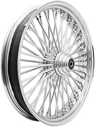 Ride Wright Wheels 18x8.5-50_CHR-Rm_STD-Np_STNLS-Sp_POL-Hb Fat 50-Spoke Original "Fat Daddy" Omega Wheel Chrome Chrome