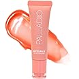 Palladio Butter Balm - Hydrating Lip Balm with Sheer Tint, Aloe, Peptides, Shea Butter, and Vegan Formulation for Instant Moisture, Shine, and Soothing Lip Care, Peaches & Cream
