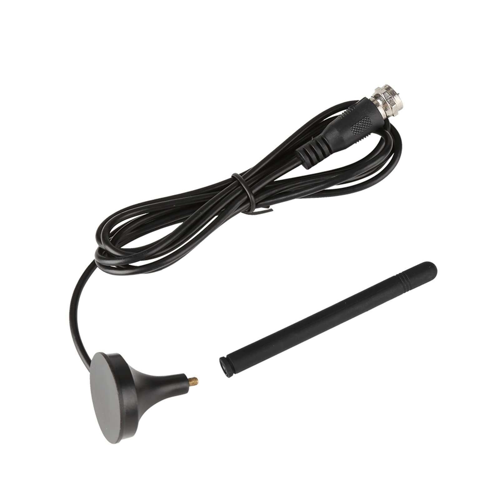 Auto FM Antenna,Digital HDTV Car Antenna,UHf VHF Dual Band Car Radio Antenna Aerial Radio Antenna with Magnetic Base