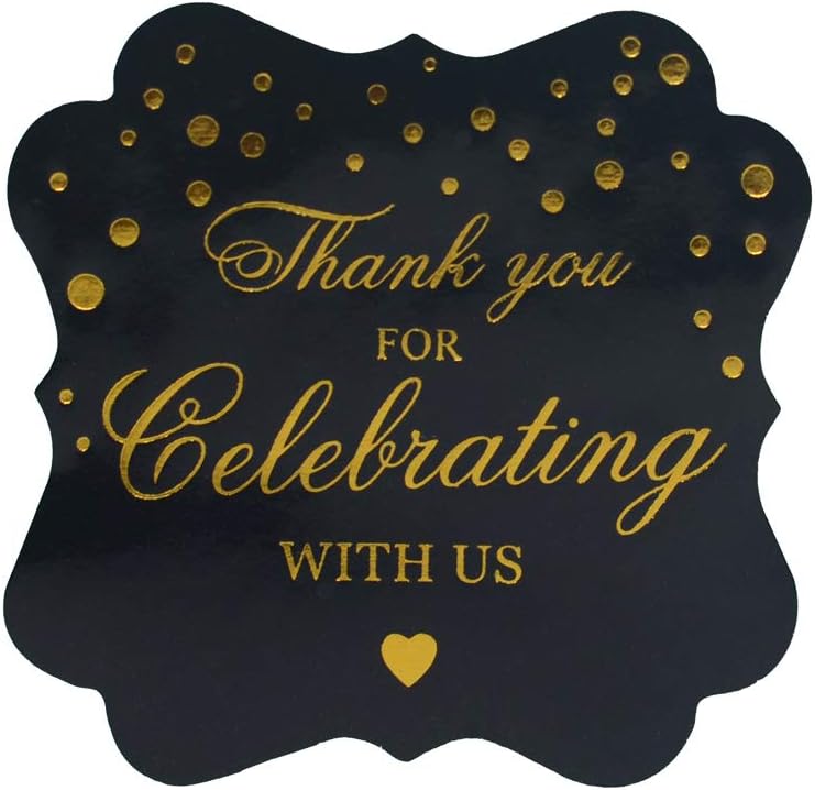 thank you for celebrating with us stickers