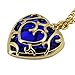 HiRudolph 1 X The Legend of Zelda Skyward Sword Blue Heart Pierced Necklace Anime Costume Blue