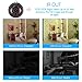 DIGOO DG-M1Q 960P HD Home Security Camera, 2.8mm Lens Indoor Surveillance IP Camera With 115°Wide-Angle Viewing, Night Vision, Motion Detection, Baby Monitor, Two-way Audio, 2nd Generation, Gray&Black