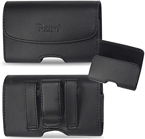 Horizontal Leather Case with Magnetic Closure with Belt Clip and Belt Loops for ZTE Cymbal-T z353VL (Will NOT fit Cymbal z320)