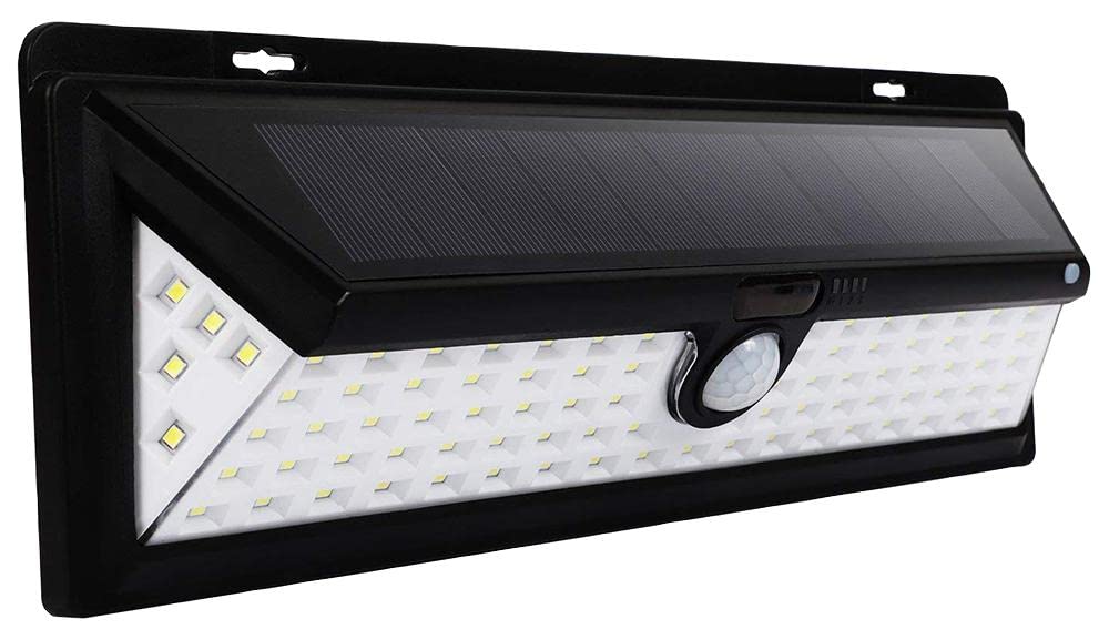 PRO ELEC PEL01358 IP65 Outdoor Solar 90 LED Security Light with PIR Sensor