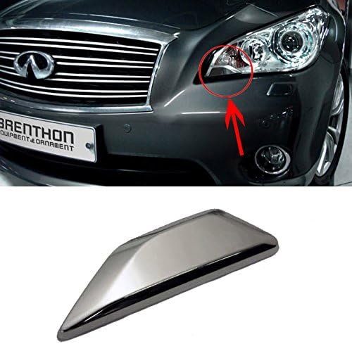 BRENTHON Headlamp Detail Tip Chrome Type Pair for INFINITI M37 M56