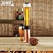 Refinery and Co. Beer Tower Drink Dispenser w/Pro-Pour Tap & Freeze Tube to Keep Beverages Ice Cold. Perfect for Parties & Gameday, Home Bar Accessories, Simple to Clean, 2.75 Qt/2.6 L, Copper Finish