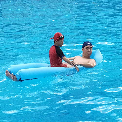 FOONEE Inflatable Pool Floats for Adults & Kids, Portable Pool Raft Water Hammock No Leak Ripstop Fabric Float Lounger, Fast Inflated No Pump Needed, Water Lounge with Storage Bag